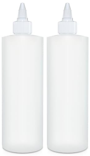 BRIGHTFROM Condiment Squeeze Bottles, 16 OZ Empty Squirt Bottle with Twist Top Cap, Leak Proof - ... | Amazon (US)