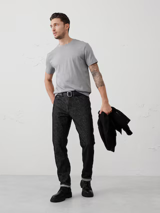 Luxe Touch Crew-Neck T-Shirt | Banana Republic Factory