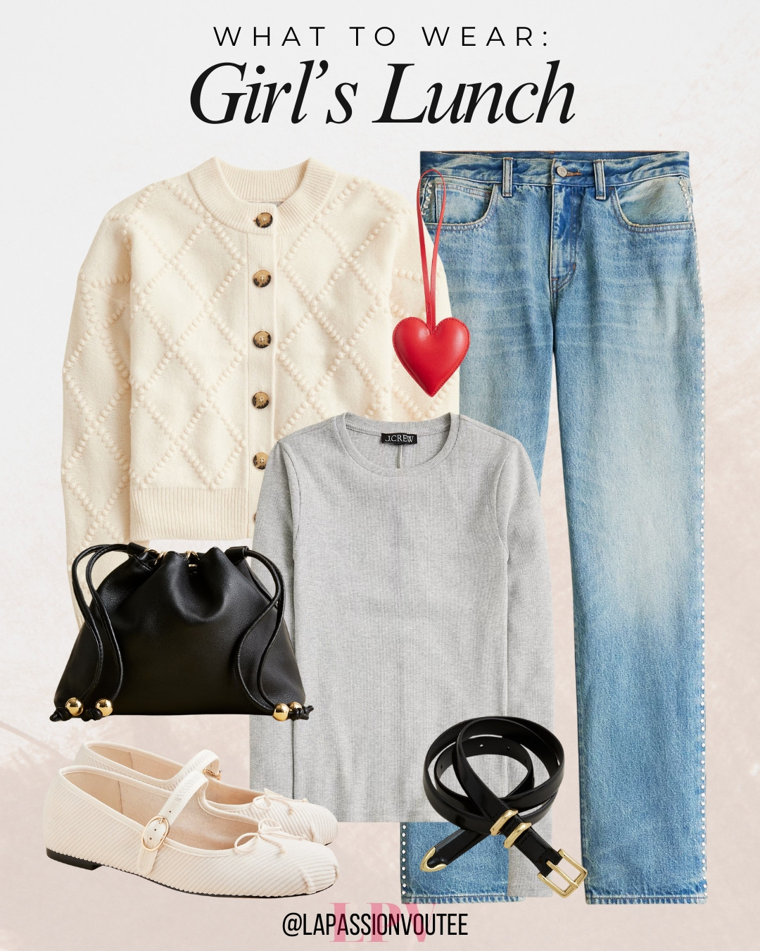 Sharing a chic girl’s lunch outfit idea that feels relaxed but elevated 🥂✨ Easy styling and thoughtful details make this look perfect for brunch or lunch plans. A great go-to when you want comfort, confidence, and a polished vibe without overthinking your outfit. 💕🍽️ 

 #LTKootd #LTKSeasonal #LTKFindsUnder100