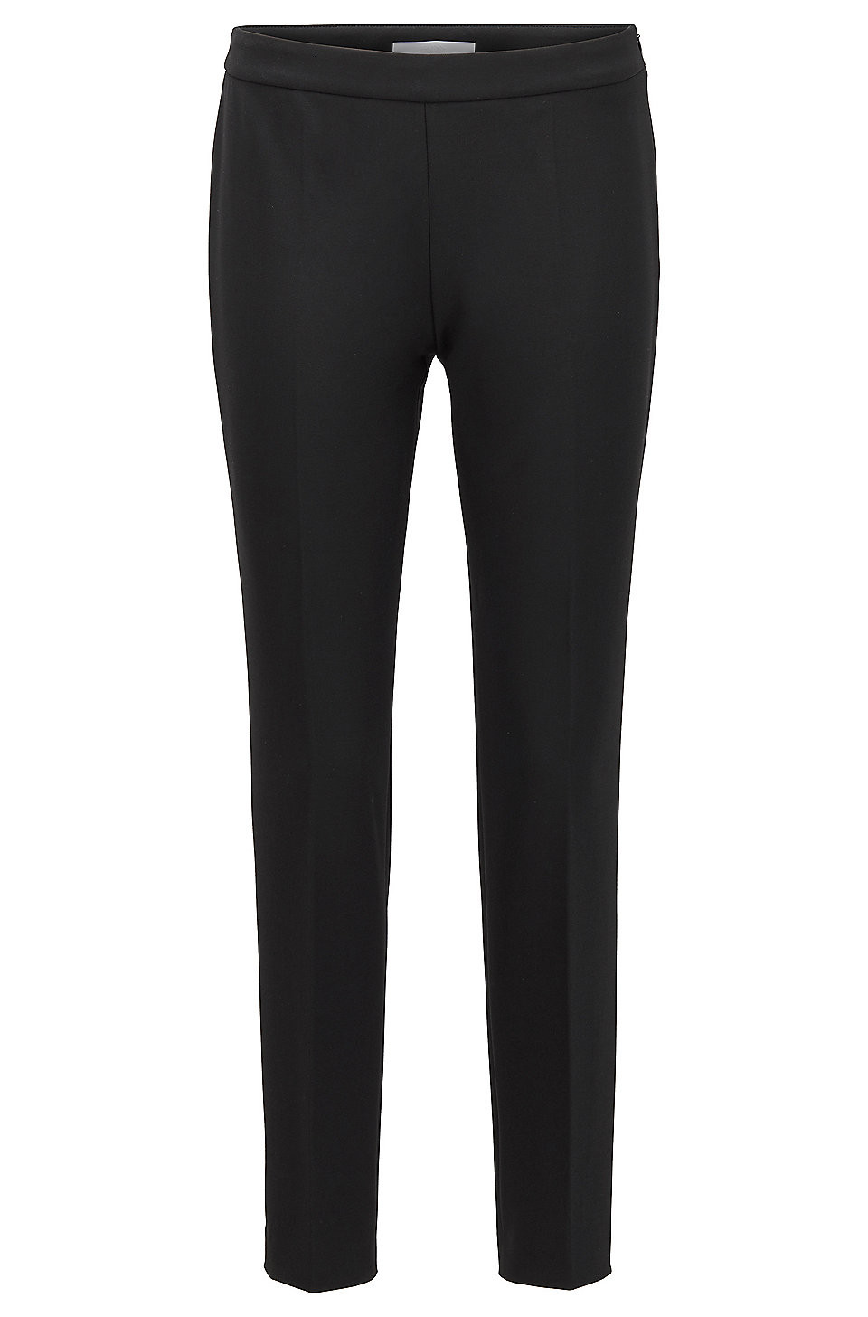 BOSS - Slim-leg cropped pants in Portuguese stretch fabric | Hugo Boss (UK)