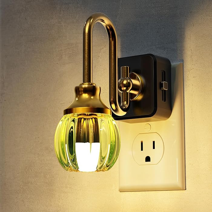 L LOHAS LED Night Lights Plug into Wall, 3000K Soft White LED, Flower Night Lights with Dusk to D... | Amazon (US)