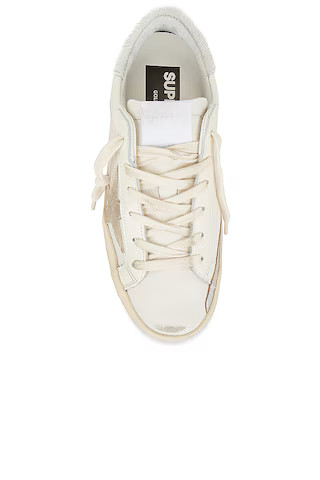 Super-Star Sneaker in White, Cream, & Silver | Revolve Clothing (Global)