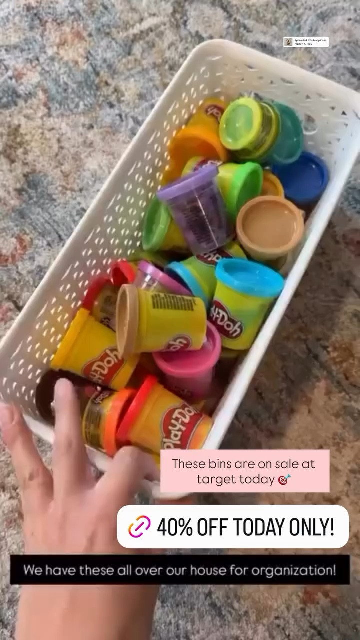 These bins are on sale at target today 🎯