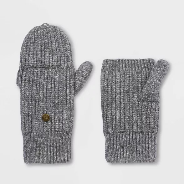 Women's Rib Flip Top Mitten - Universal Thread™ | Target