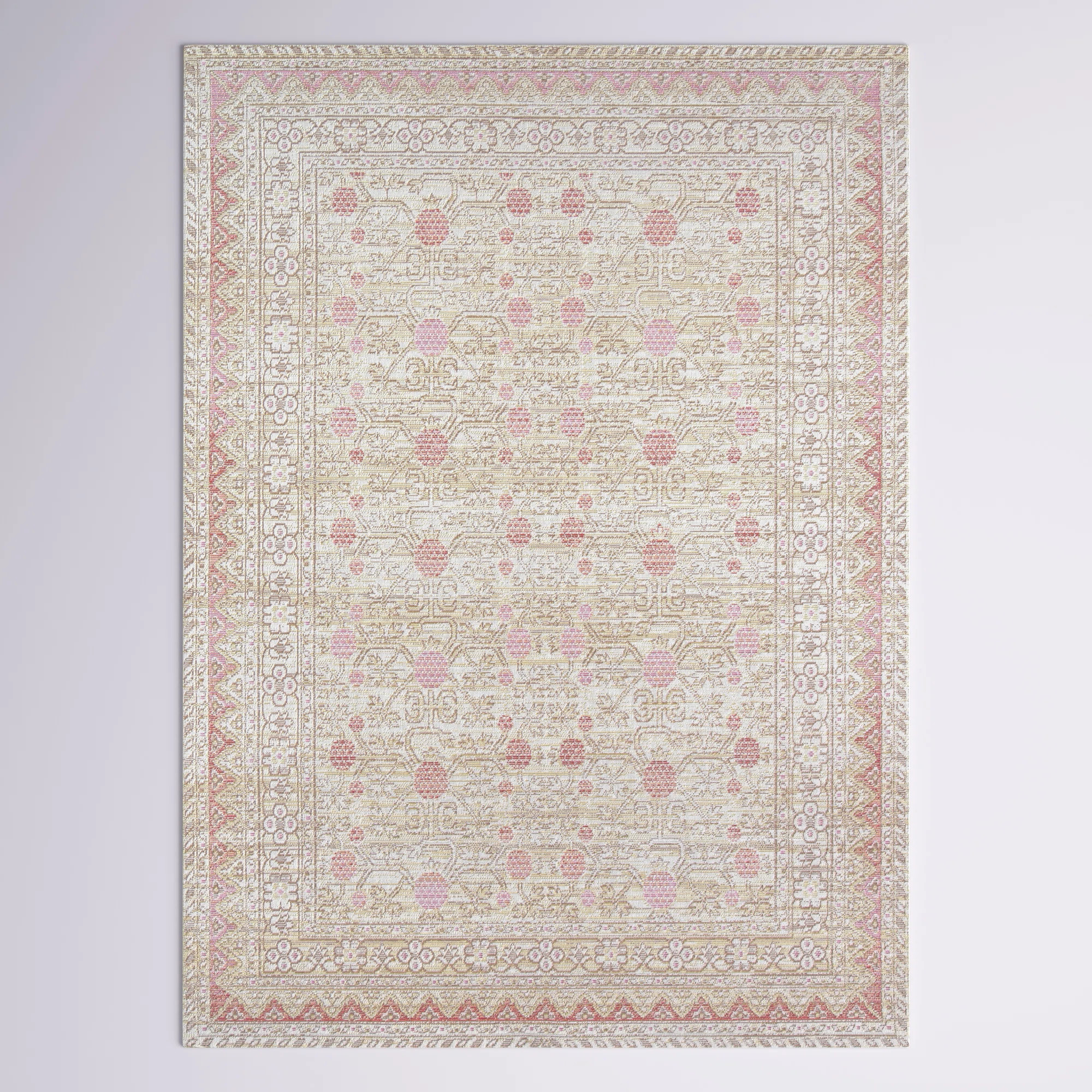 Griswald Pink/Yellow/Red Rug | Wayfair North America