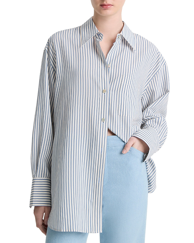 Vince Furrow Stripe Shirt | Bloomingdale's (US)