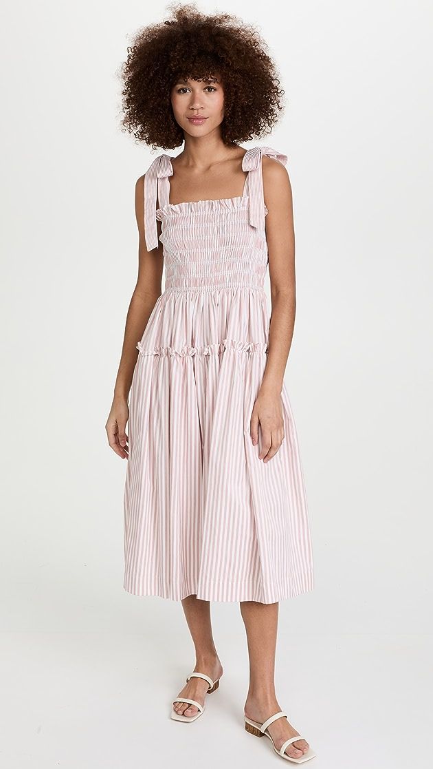 Ida Smocked Midi Dress | Shopbop