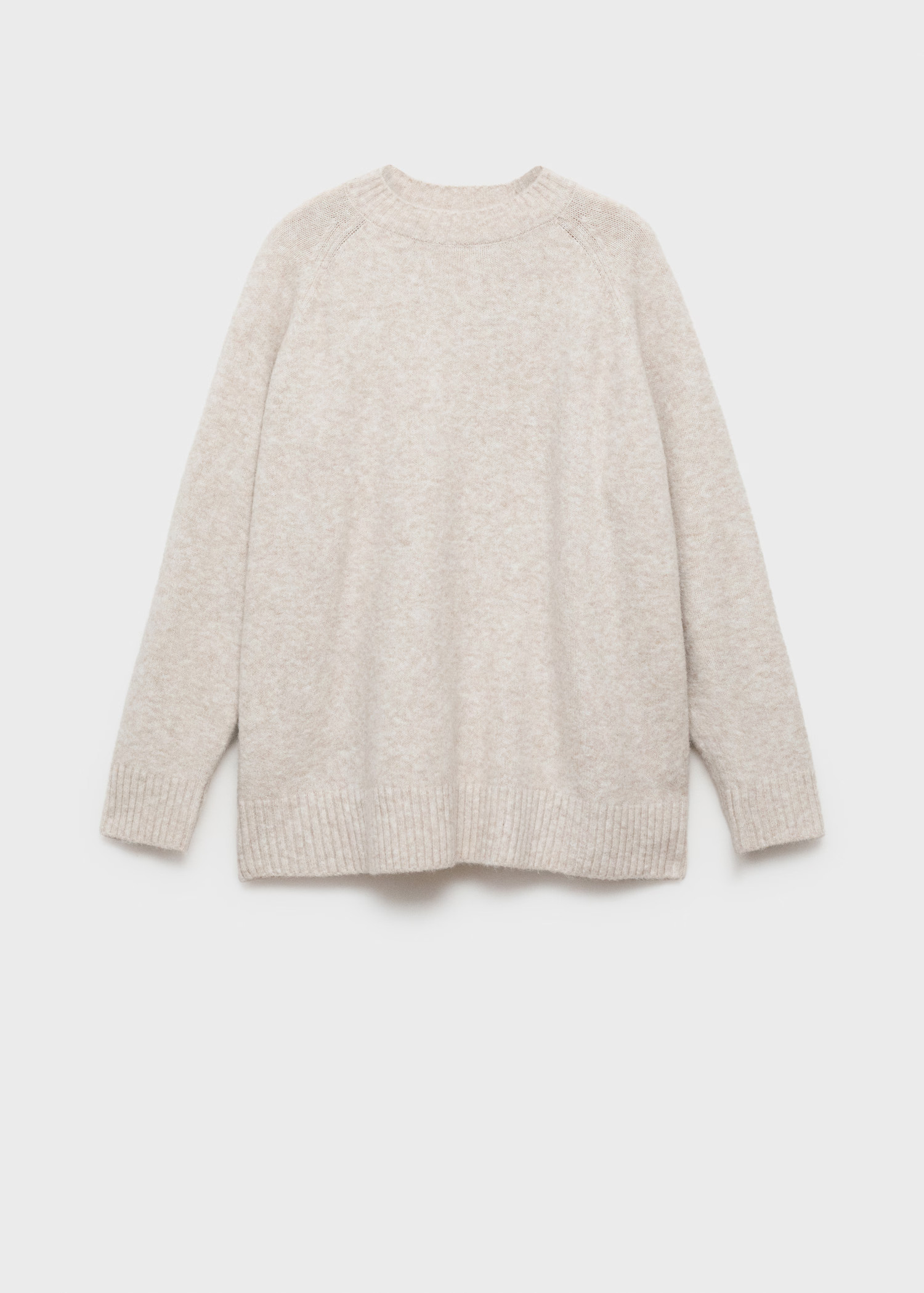 Round-neck knitted sweater - Women | MANGO USA | Mango (US/MX/AU)