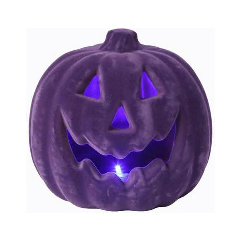 Flora Bunda HW1753E-PP 8' Flocked Pumpkin,LED | Walmart (US)