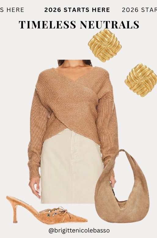Timeless neutrals you’ll wear forever 🤍 Soft knits, suede textures, and sculptural gold accents create an elevated winter outfit that feels effortless and refined. These neutral wardrobe staples are perfect for building a quiet-luxury capsule — polished, versatile, and endlessly chic. timeless neutrals
neutral outfit staples
elevated winter outfit
quiet luxury style
suede bag
gold statement earrings
neutral capsule wardrobe

#LTKootd #LTKgrwm