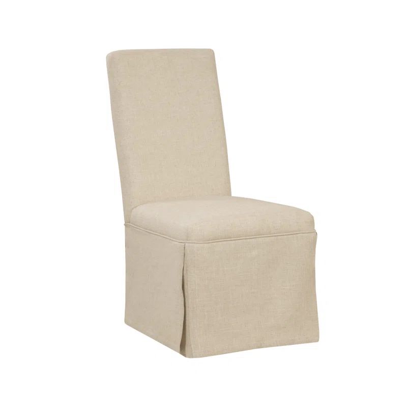 Sam Linen Upholstered Parsons Chair (Set of 2) | Wayfair North America