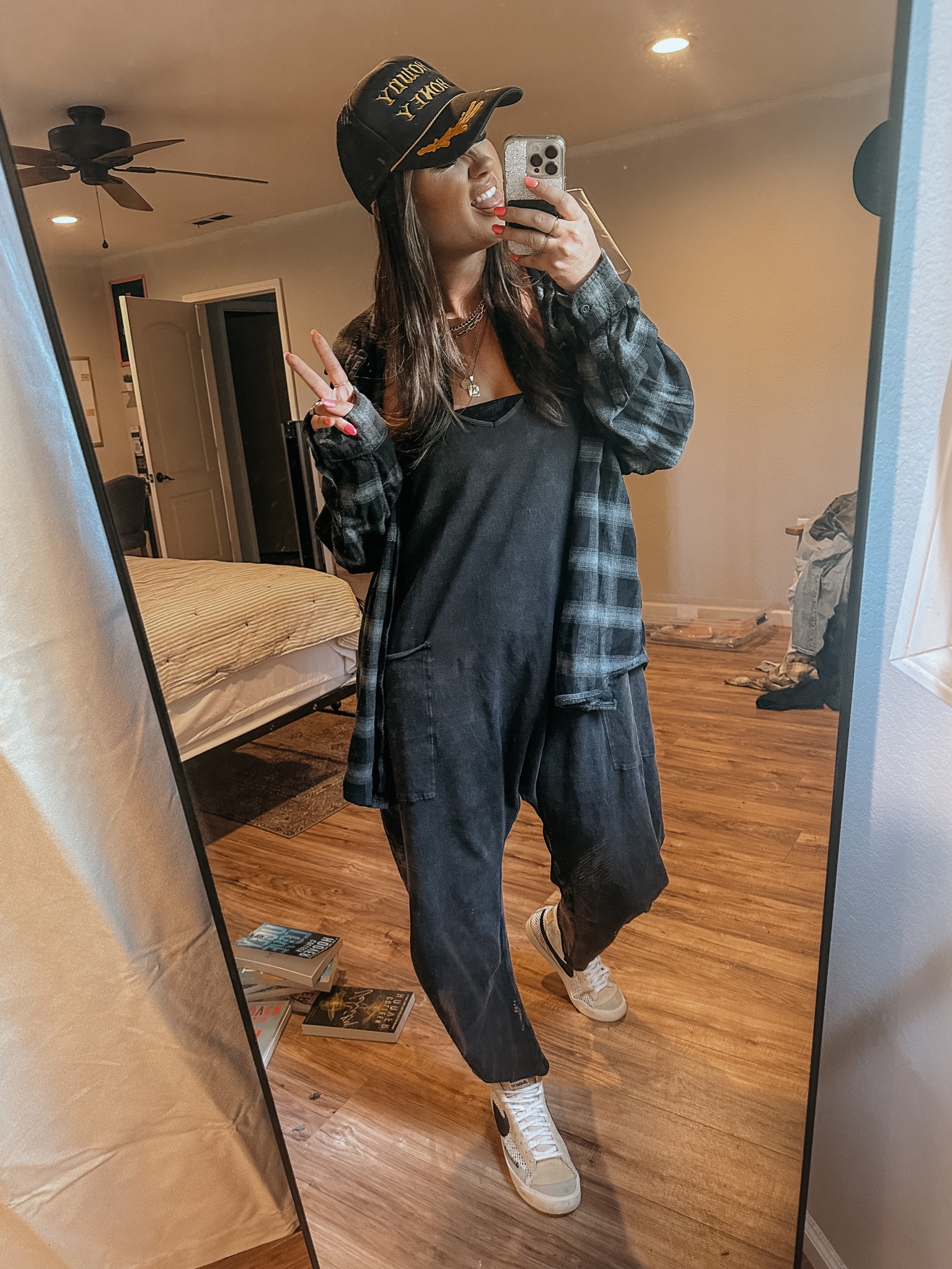 Todays casual outfit

Trucker hat outfit / jumper / bodysuit / onesie / tube top / summer / casual / comfy / 

#LTKunder50 #LTKunder100 #LTKstyletip