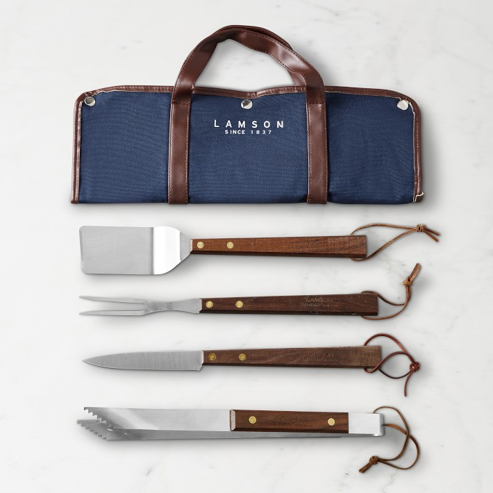 Lamson 4-Piece Tailgater Grill Tool Set | Williams-Sonoma