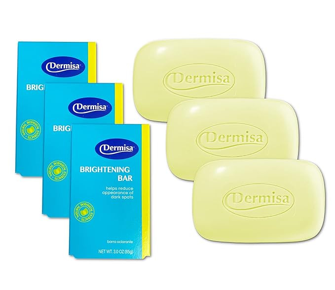 Dermisa Brightening Bar with 3 Natural Botanical Extracts | NO PARABENS, NO SULFATES | 3 OZ | Pac... | Amazon (US)