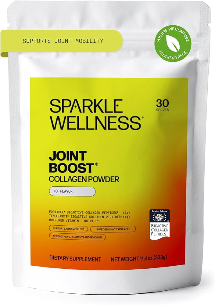 Sparkle Wellness FORTIGEL & TENDOFORTE Collagen Peptides | Collagen Powder with Calcium Ascorbate... | Amazon (US)