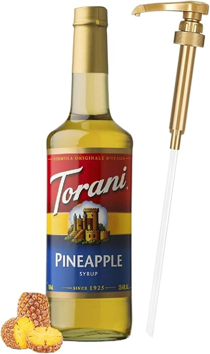 Pineapple Syrup for Coffee 25.4 Ounces for Pineapple Flavored Coffee Syrup with Jimoco Pump | Amazon (US)