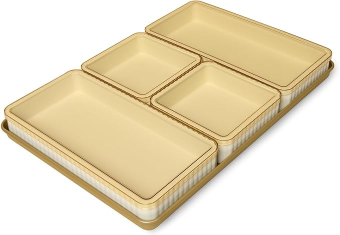 9-Piece Baking Set, Non-Stick Bakeware Set with 2 Large Silicone Trays, 2 Small Silicone Trays wi... | Amazon (US)