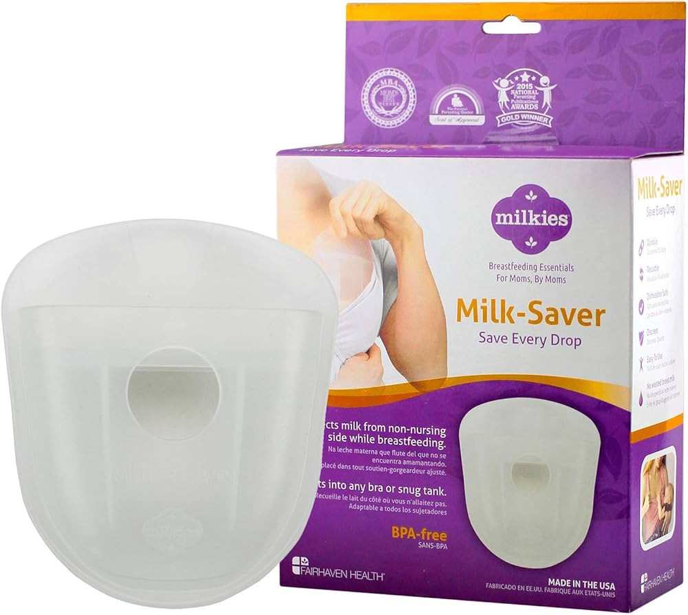Milkies Milk-Saver, Milk Catcher for Breastmilk, Shell to Collect Leaking Breastmilk, Collector C... | Amazon (US)