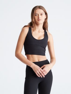 Performance Embrace Low Impact V-Neck Strappy Sports Bra | Calvin Klein | Calvin Klein (US)