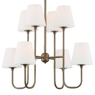 Keenan 8 Light Vibrant Gold Chandelier - 28'' W x 22.62'' H (28'' W x 22.62'' H) | Bed Bath & Beyond