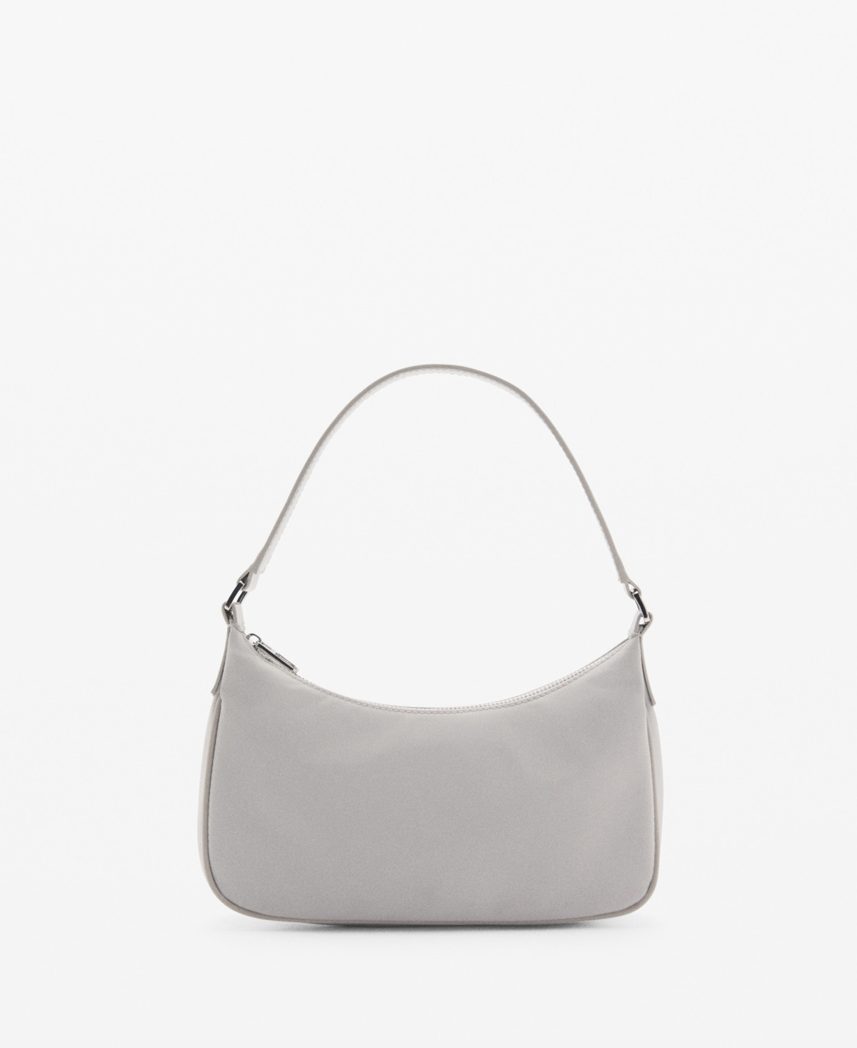 Mango Women's Small Nylon Shoulder Bag - Light, Pastel Gray | Macy's