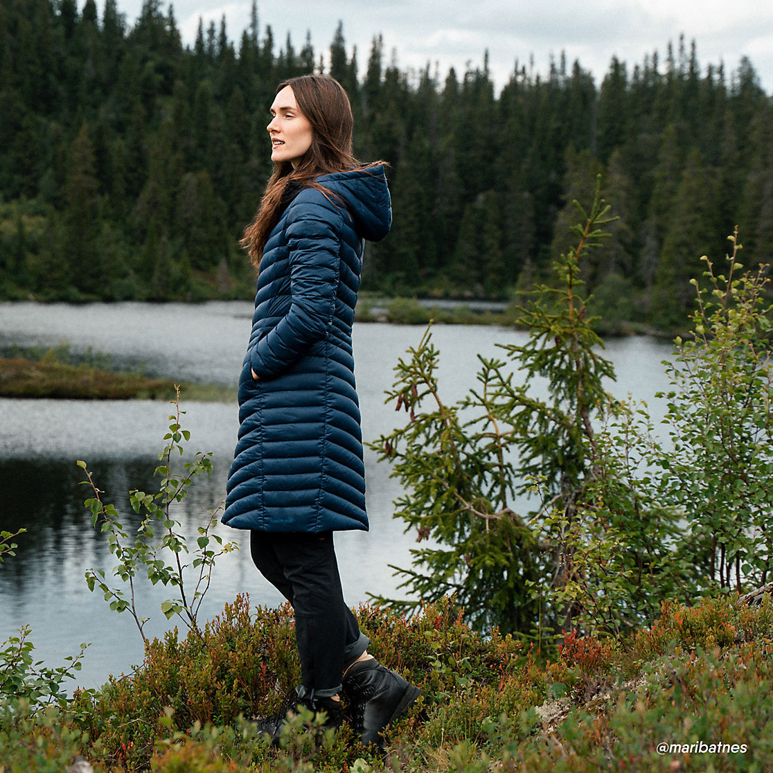 Women's Wanderweight Packable Down Coat | Lands' End (US)