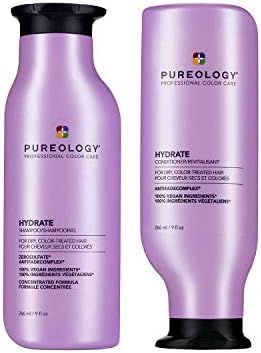 Pureology Hydrate Moisturizing Shampoo | For Medium to Thick Dry, Color Treated Hair | Sulfate-F... | Amazon (US)