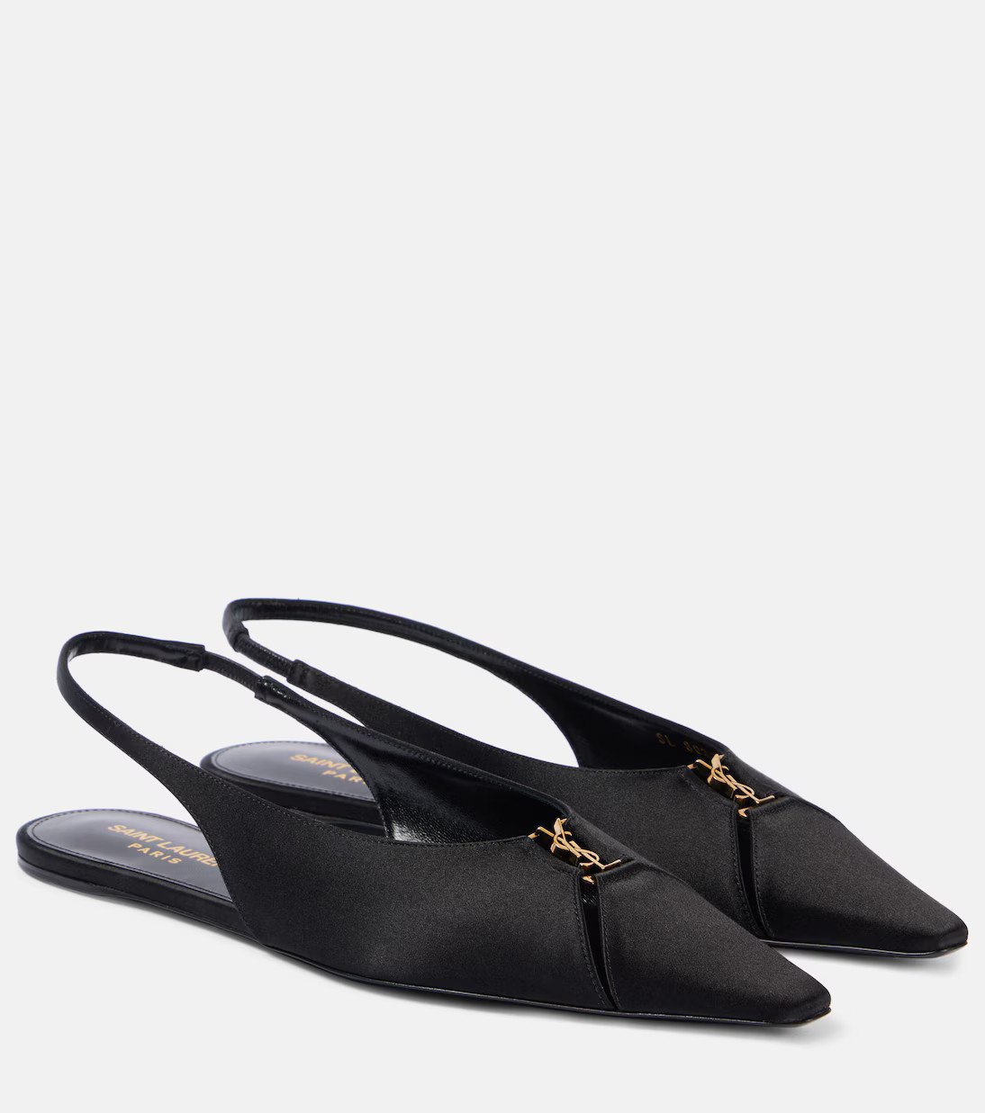 Babylone crêpe slingback flats | Mytheresa (US/CA)