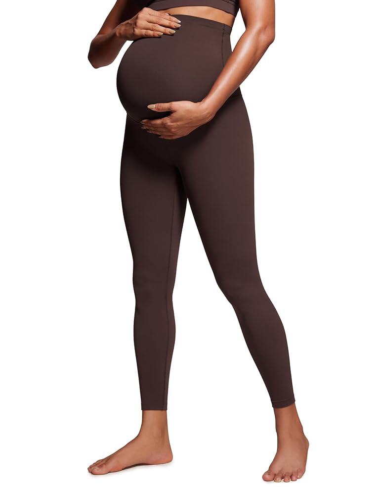 CRZ YOGA Womens Butterluxe Maternity Leggings Over The Belly 25" - Buttery Soft Workout Activewea... | Amazon (US)