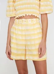 Les Deux Short Ligne Check -Final Sale | THE YES