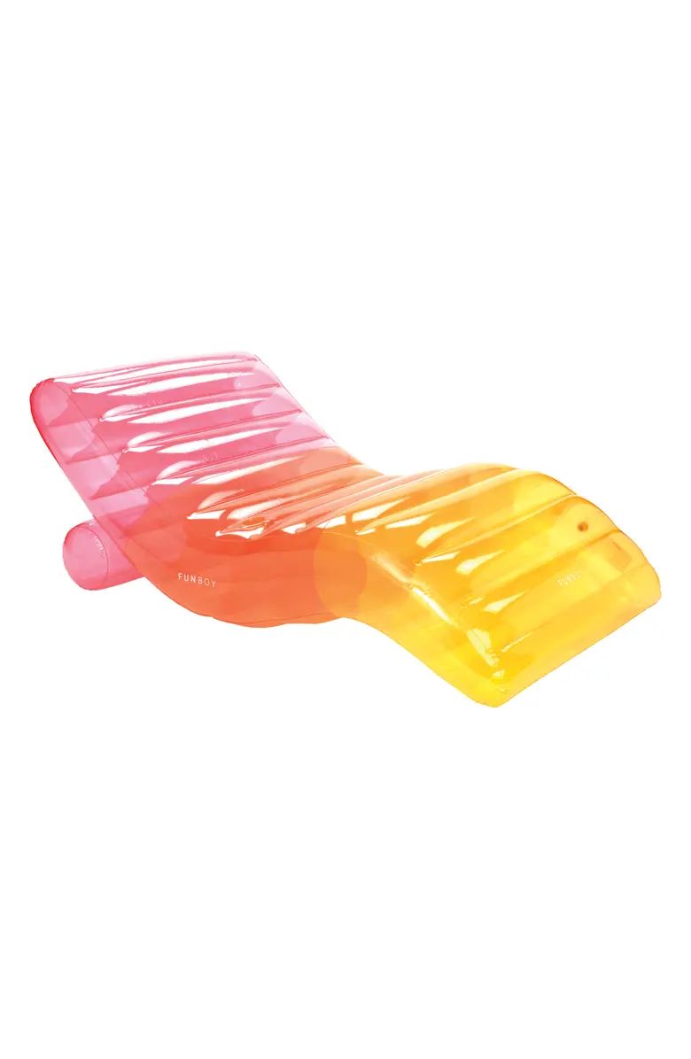 FUNBOY Clear Rainbow Chaise Lounger Pool Float | Nordstrom | Nordstrom