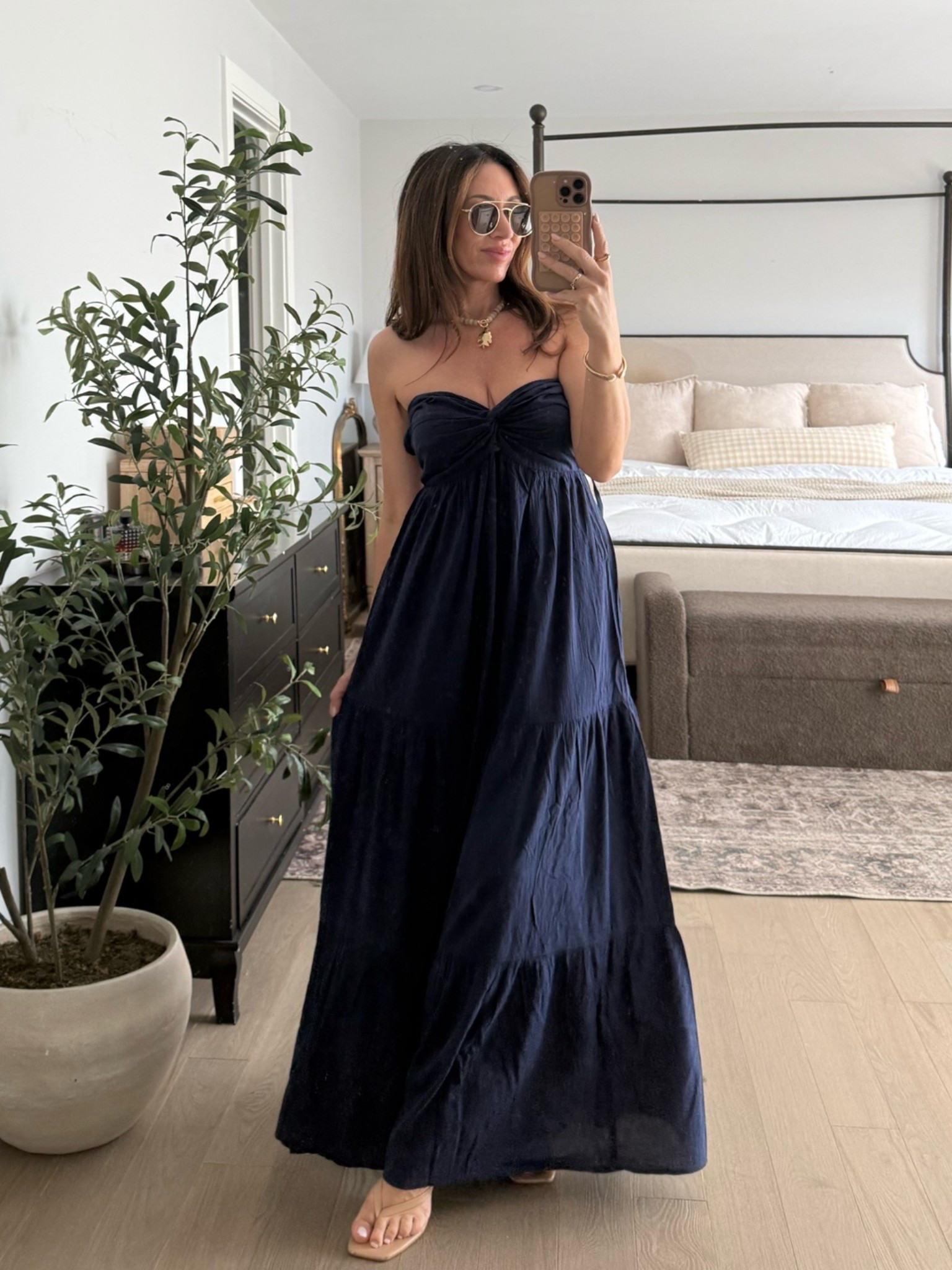 I finally got this dress in navy
@Aerie

#LTKootd #LTKSaleAlert #LTKSeasonal