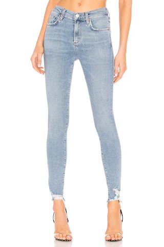 AGOLDE Sophie High Rise Skinny in Scheme from Revolve.com | Revolve Clothing (Global)