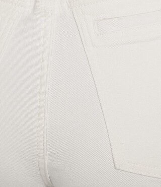 High Rise Lattice Pocket Wide Flare Leg Jeans | Dillard's