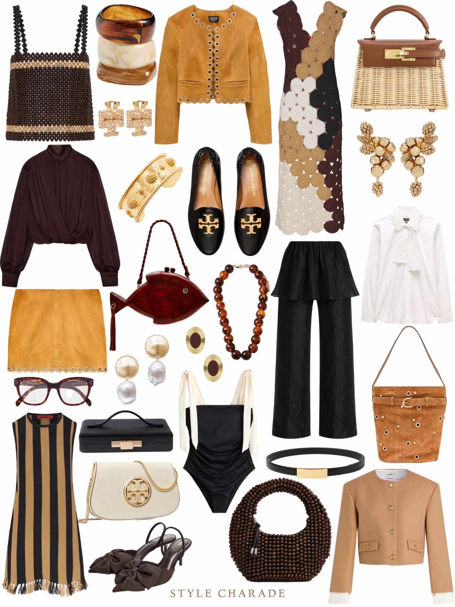 Weekend charades 🤎 SO many phenomenal spring outfits, swimsuits, spring dresses, statement accessories, and bag. 

#LTKOver40 #LTKSeasonal #LTKootd