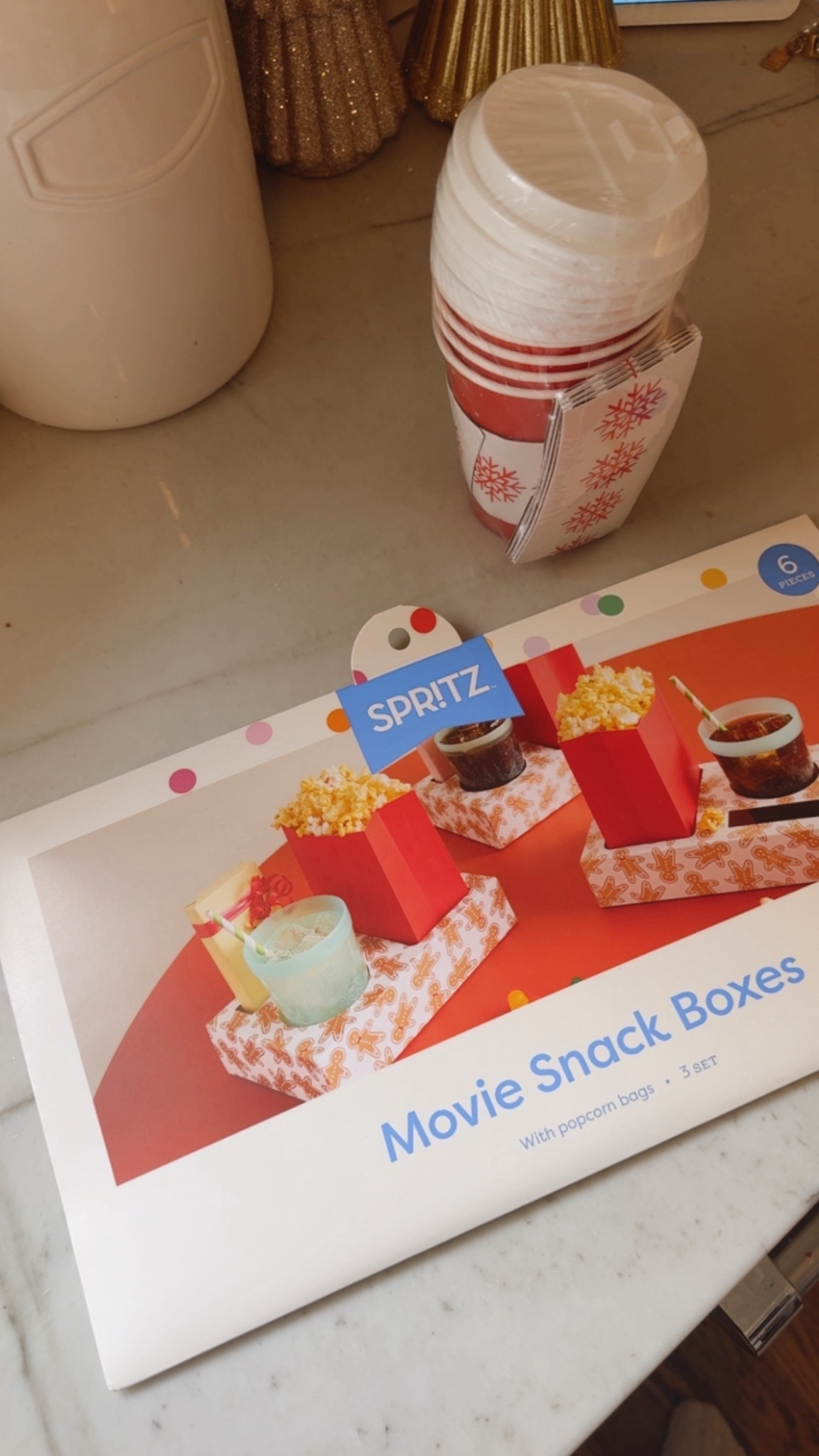 Movie snack boxes and hot cocoa cups 


#LTKHoliday