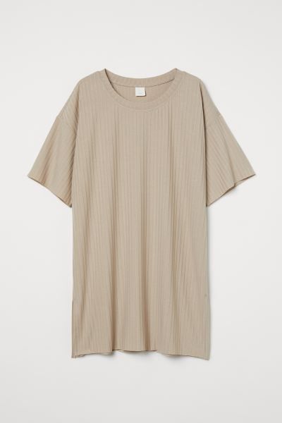 Ribbed Jersey T-shirt
							
							$17.99 | H&M (US + CA)
