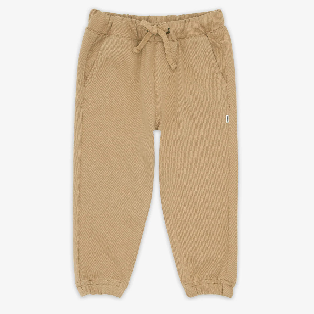 Toasted Hazelnut Denim Jogger | Little Sleepies