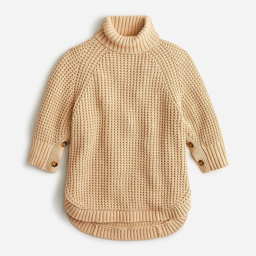 Turtleneck cotton poncho | J. Crew US