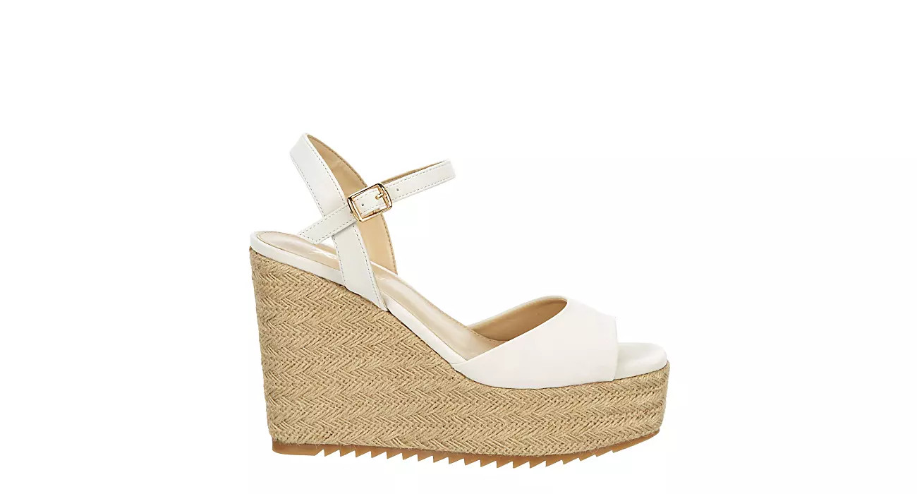 Xappeal Womens Sierra Wedge Sandal - White | Rack Room Shoes