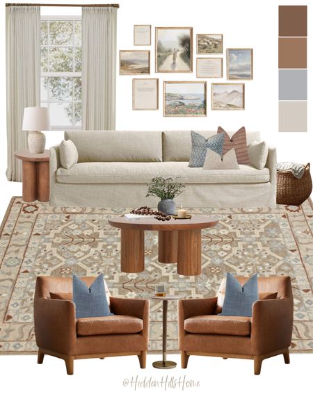 Living room decor mood board, living room decor ideas, living room design, leather accent chair, living room inspiration, home decor #livingroom

#LTKstyletip #LTKsalealert #LTKhome
