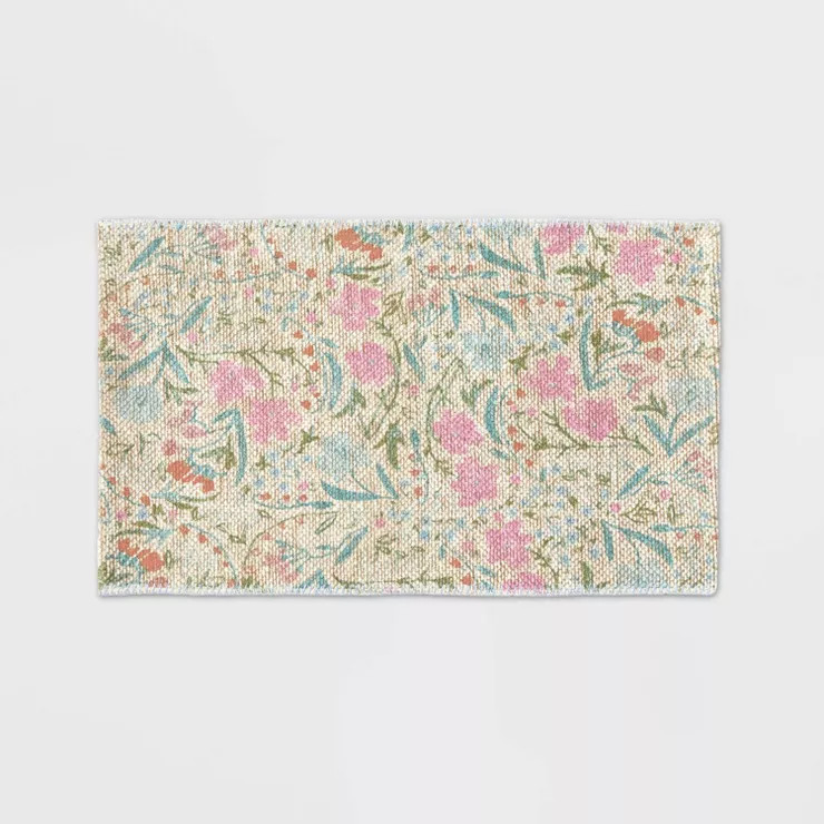 34" x 20" Multi Floral Rug - Threshold™ | Target