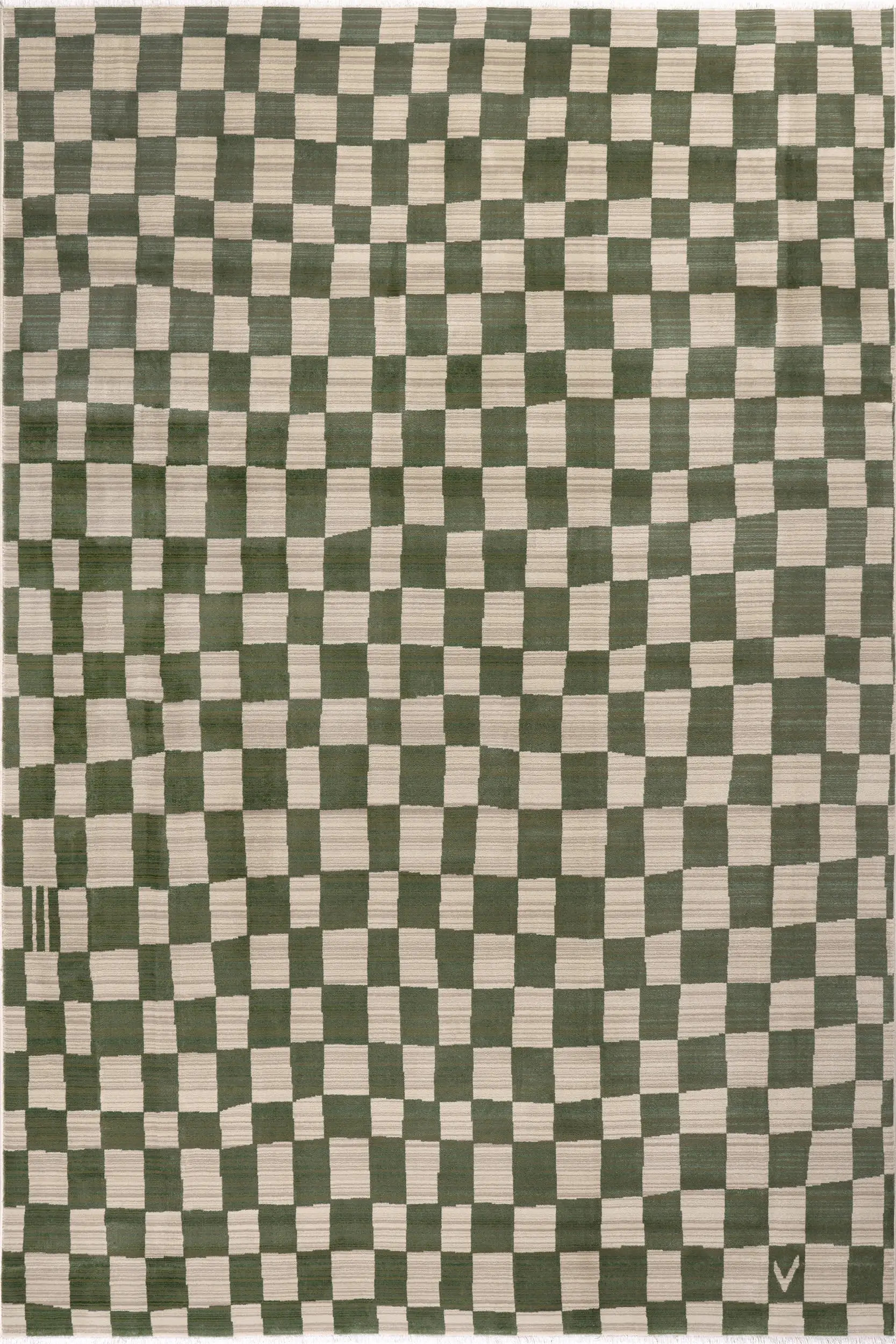 Color: GreenRasali Checkered Box Rug | Orange Orange swatchRasali Checkered Box Rug | Navy Navy s... | Rugs USA