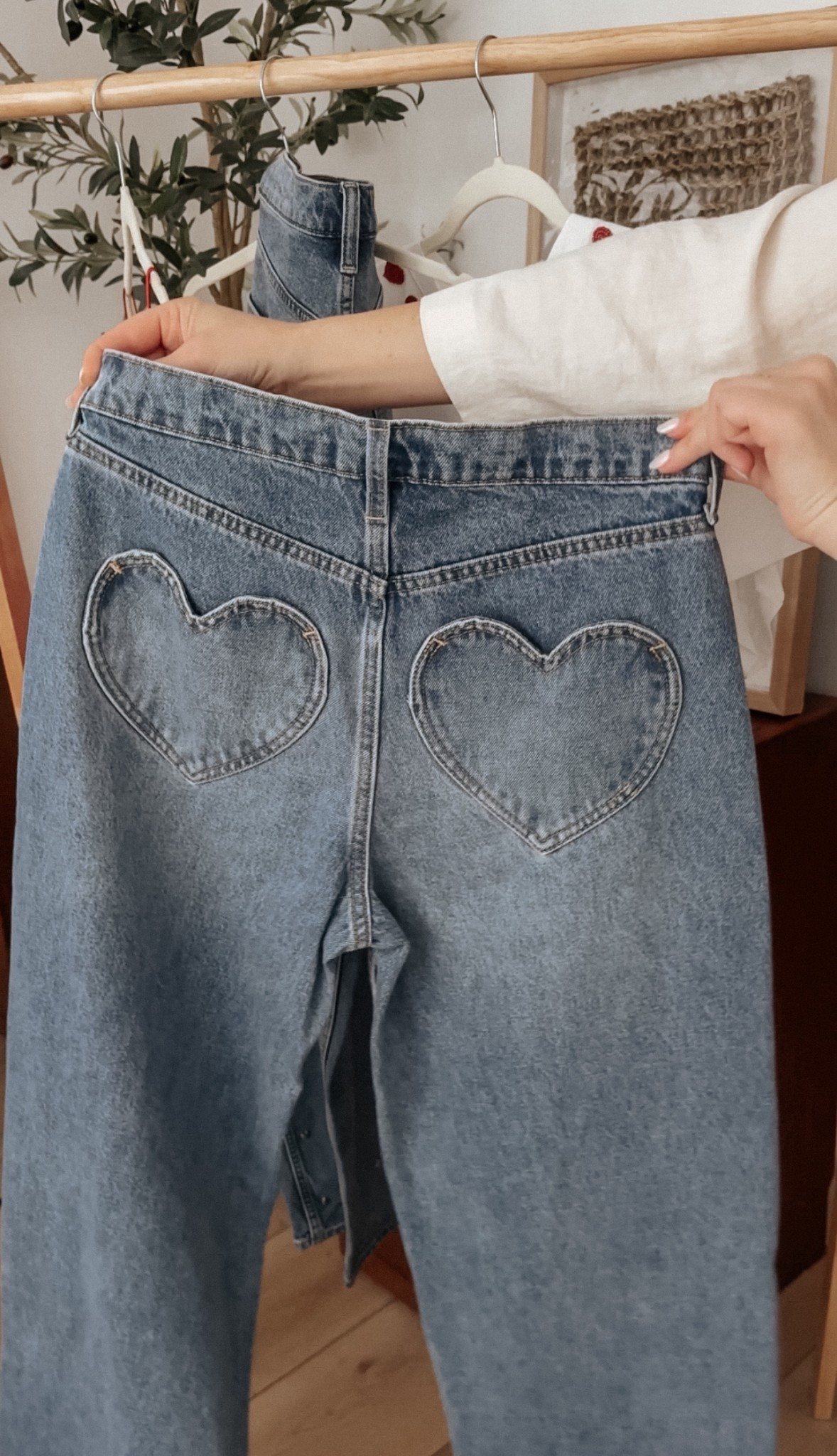 The back pockets of these target jeans for Valentine’s Day!!! 😍❤️🥰💕💗 So stinking cute. Can’t wait I style them. I think it’ll look so cute with the red peplum top I linked too  

#LTKootd #LTKSeasonal