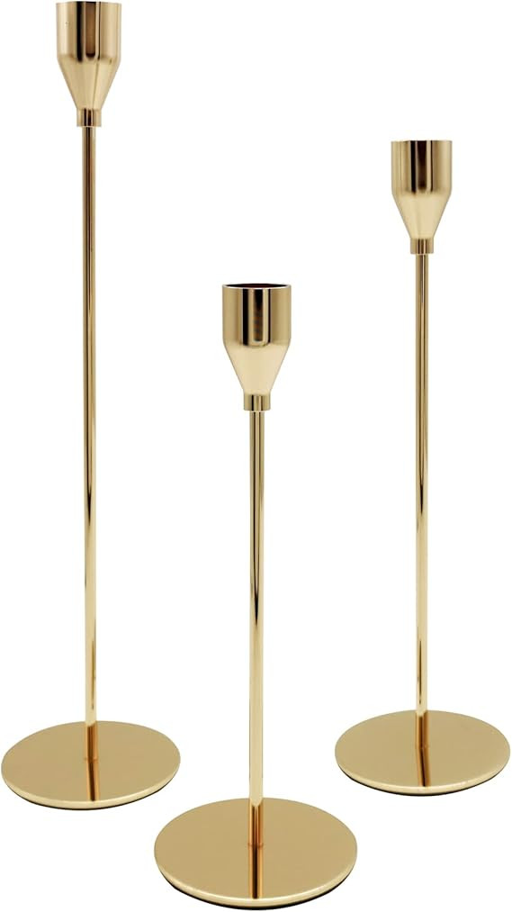 FLARDOR Black Candle Holders,Black Candle Stick Candle Holders,Matte Black Candle Holders Set of ... | Amazon (CA)