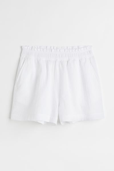 Crinkled Cotton Shorts | H&M (US + CA)