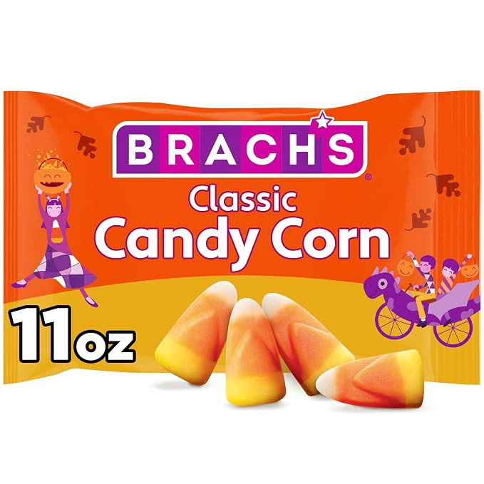 Brach's Classic Candy Corn, Classic Halloween Candy Corn, 11 oz Bag | Amazon (US)