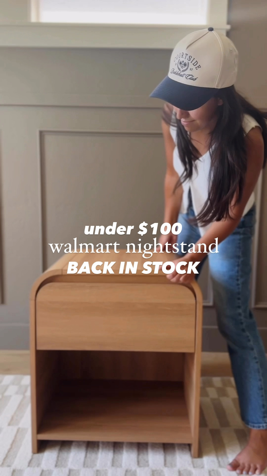 Viral Walmart under $100 nightstand with soft close drawers and a charging station! 
Walmart home 

#LTKHome #LTKFindsUnder100 #LTKSaleAlert