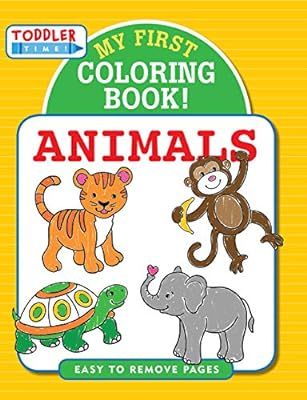 My First Coloring Book - Animals (Toddler Time!) | Amazon (US)