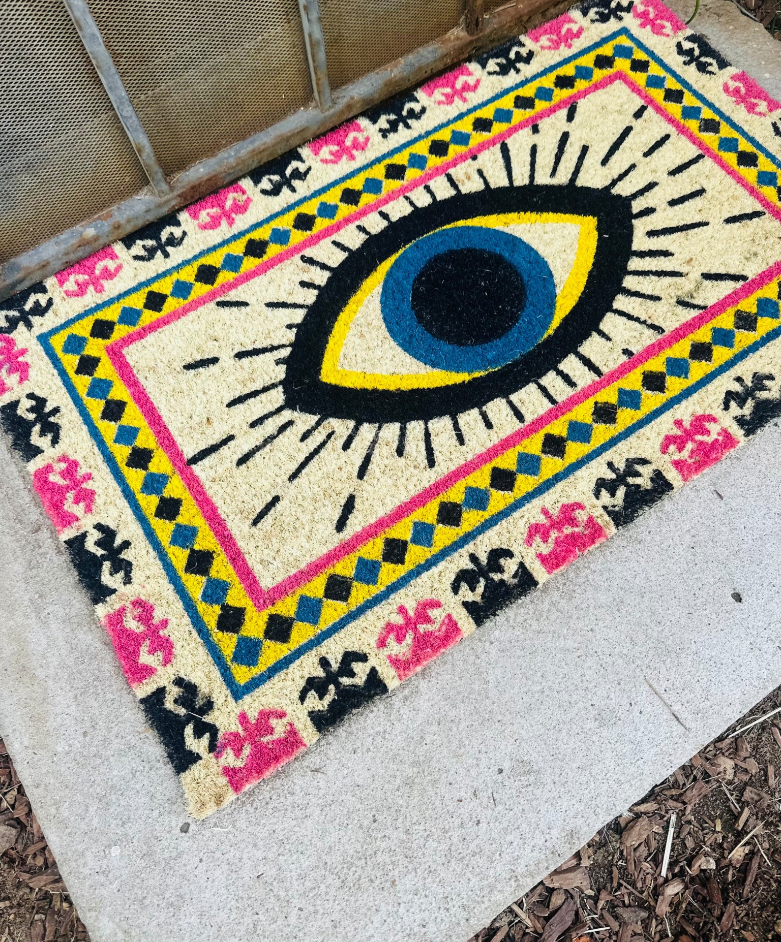 The spring doormat refresh 🧿👁️ for under $20. 

#LTKSeasonal #LTKHome